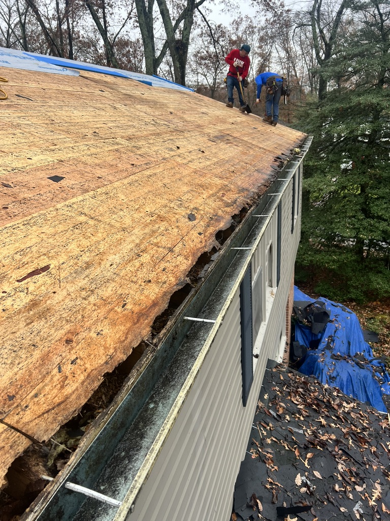 Roof tear-off process